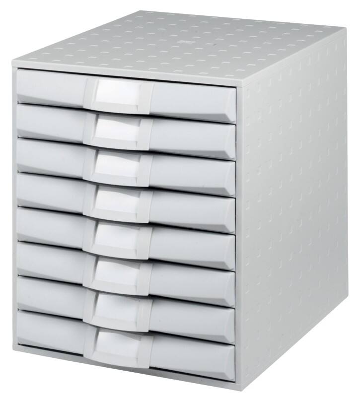 Exacompta Desktop Drawers A5+ Plastic Grey 28.4 x 38.7 x 33.8 cm
