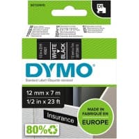 DYMO D1 Labelling Tape Authentic 45021 S0720610 Adhesive 12 mm x 7 m