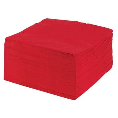 Napkins Paper 33 x 33 cm Red Pack of 100