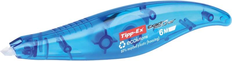 Tipp-Ex Correction Tape Exact Liner Recycled 80% 5 mm x 6 m White