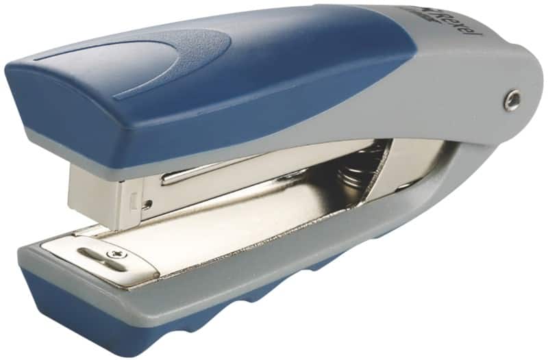 Rexel Centor Stapler 2100596 Half Strip Silver, Blue 25 Sheets No.56, No.16 Metal, Plastic
