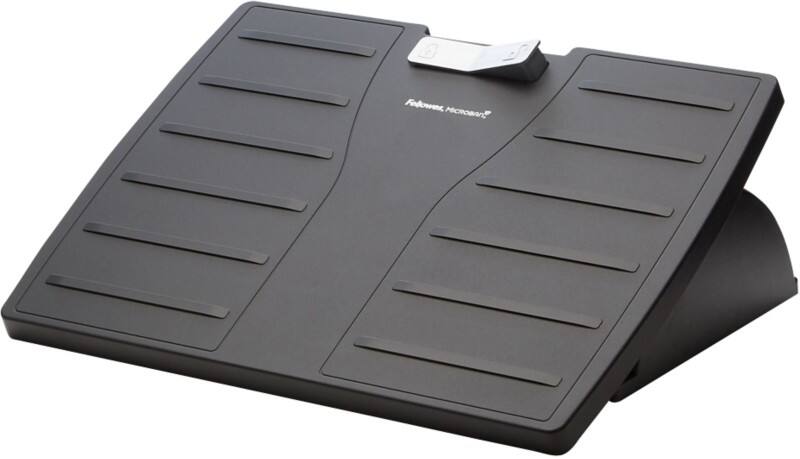 Fellowes Adjustable Footrest 4,445 x 3,334 x 1,111 mm Black, Silver