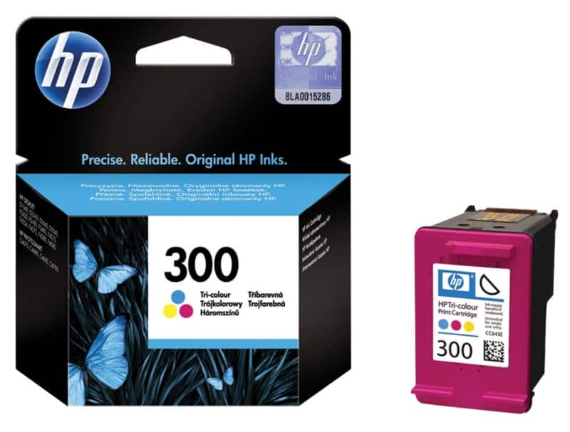 HP 300 Original Ink Cartridge CC643EE Cyan, Magenta, Yellow
