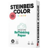 Steinbeis Magic Pastel Coloured Printer Paper A4 80 gsm Yellow Recycled 100% 500 Sheets