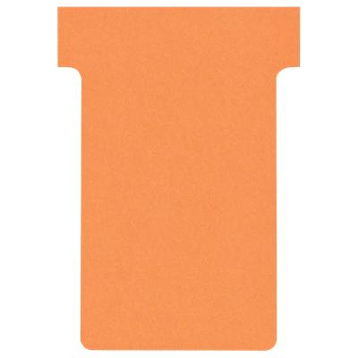 Nobo Size 2 T-Cards Orange 6 x 8.5 cm Pack of 100