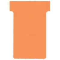 Nobo Size 2 T-Cards Orange 6 x 8.5 cm Pack of 100