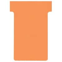 Nobo Size 2 T-Cards Orange 6 x 8.5 cm Pack of 100