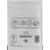 Mail Lite Mailing Bag A/000 White Plain 110 (W) x 160 (H) mm Peel and Seal 79 gsm Pack of 100