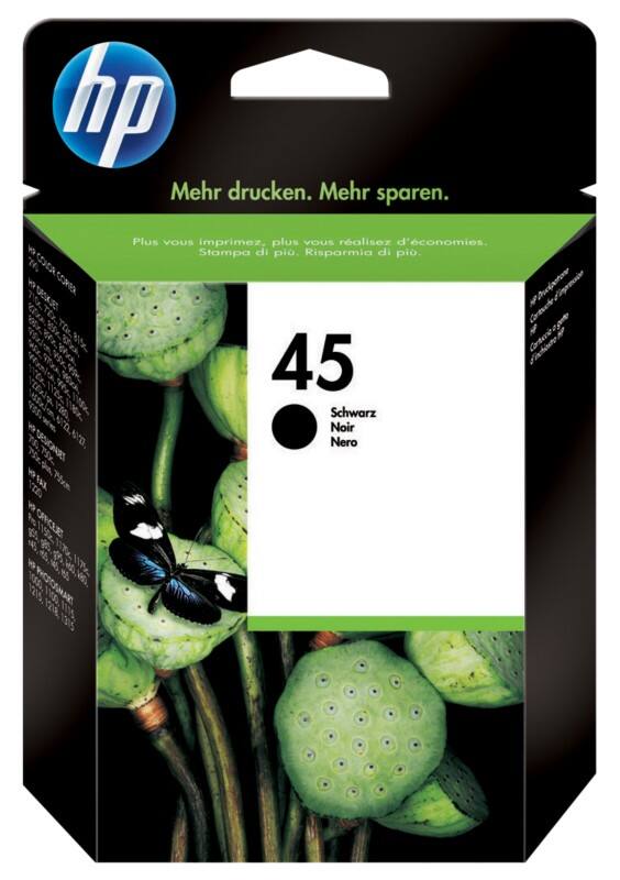 HP 45 Original Ink Cartridge 51645AE Black