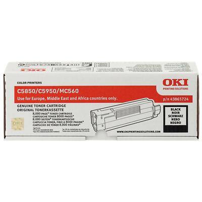 OKI 43865724 Original Toner Cartridge Black