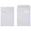 Office Depot Envelopes with Window C4 324 (W) x 229 (H) mm Adhesive Strip White 100 gsm Pack of 75