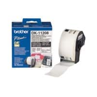 Brother QL Labels DK-11208 Adhesive White 38 x 90 mm 400 Labels