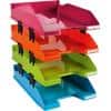 Exacompta Letter Tray PS (Polystyrene) Yes A4+ Assorted Pack of 4