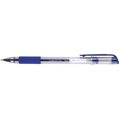 Foray Comfort Gel Rollerball Pen Grip Fine 0.4 mm Blue Pack of 12