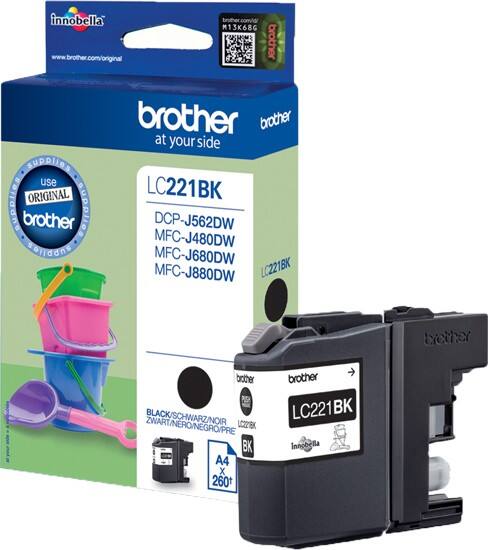 Brother LC221BK Original Ink Cartridge Black