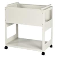 Rotadex Suspension File Trolley A4, Foolscap Grey RT50S