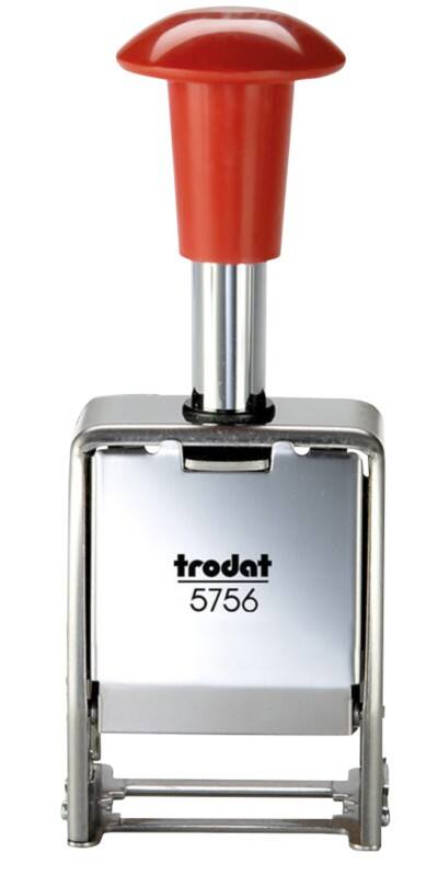 Trodat Numbering Machine 5756M Silver, Red