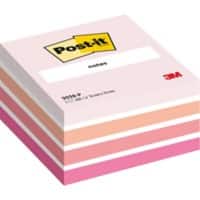 Post-it Sticky Notes Cube 76 x 76 mm Pastel Pink 450 sheets