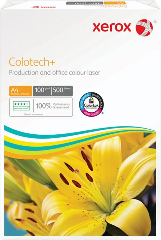 Xerox Colotech+ A4 Printer Paper White 100 gsm Smooth 500 Sheets