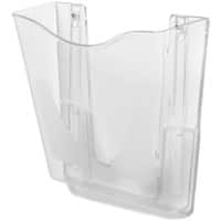 Deflecto A4 Literature Display Wall Mounted Transparent CP078YTCRY 25.6 x 10 x 26.1 cm