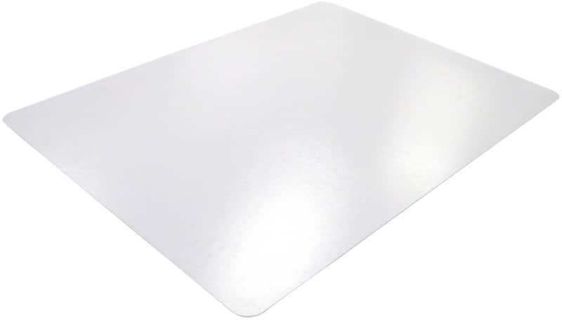 Viking Realspace Premium Chair Mat Polycarbonate Rectangular Transparent 116 x 150 cm Hard Floor