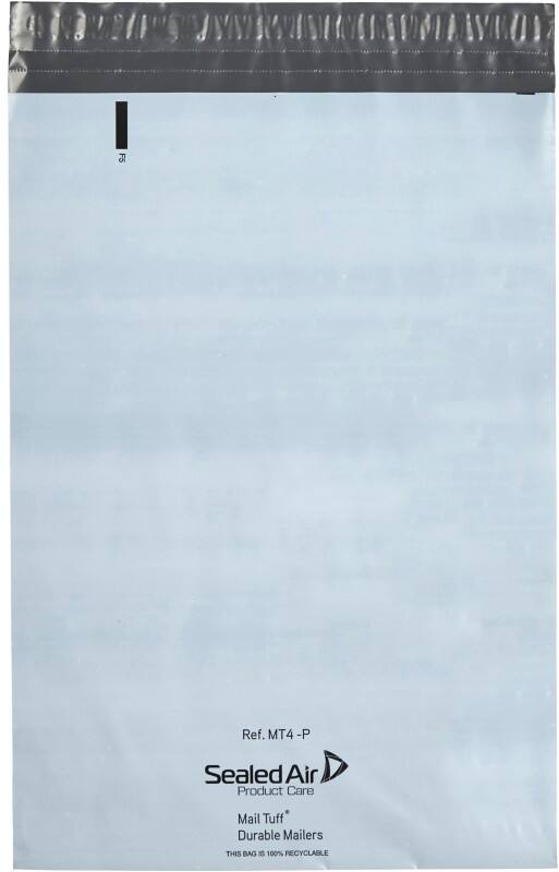 Sealed Air Mail Tuff Mailing Bags MT4 295 (W) x 415 (H) mm Waterproof White Pack of 100