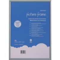 Viking A4 Picture Frame Grey Aluminium 29.7 (W) x 21 (H) cm Pack of 2