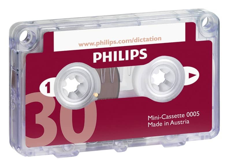 Philips Mini Cassette LFH0005 Red