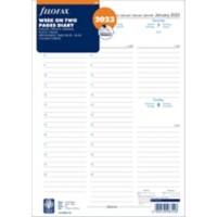 Filofax Diary Refill 2023 A4 Week to view White