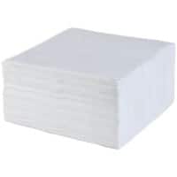 Disposable Napkins Paper 33 x 33cm White Pack of 100