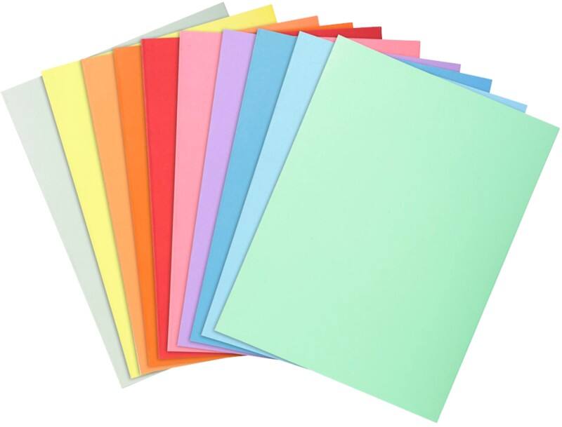 Exacompta Multipart File  A4 Assorted Carton 210 gsm Pack of 100
