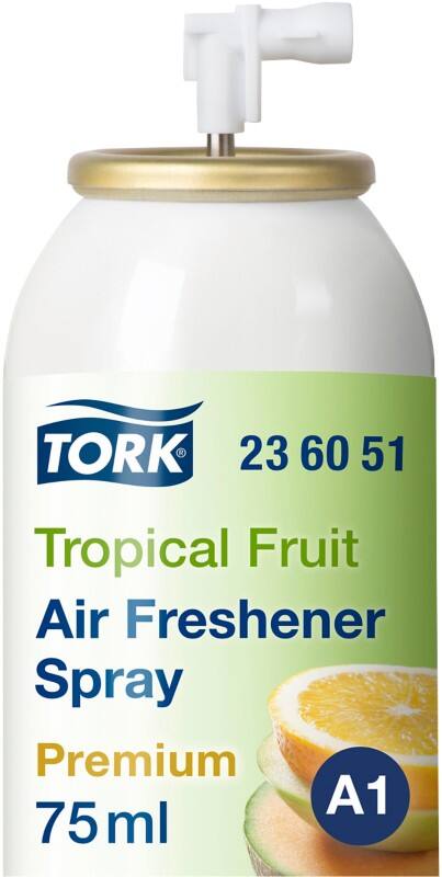 Tork Premium A1 Air Freshener Spray 3000 Sprays Tropical Fruit 75ml