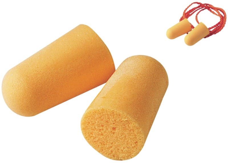 3M Ear Plugs 1100 Foam Orange Pack of 200