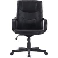 Niceday Basic Tilt Executive Chair with Armrest and Adjustable Seat Apollo Bonded Leather Black