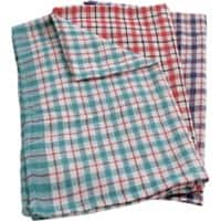 Bentley Tea Towels Chequered Assorted Pack of 10