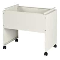 Rotadex RT50 Standard Filing Trolley 414 x 440 x 580mm Smoke White