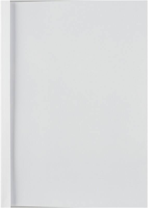 GBC Binding Cover A4 1.5 mm 15 Sheets 240 gsm 150 microns Leather Grain White Pack of 100