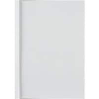 GBC Binding Cover A4 1.5 mm 15 Sheets 240 gsm 150 microns Leather Grain White Pack of 100