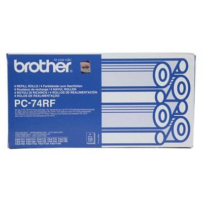 Brother Transfer Belt PC74RF 23 x 6 x 12 cm Black Pack of 4