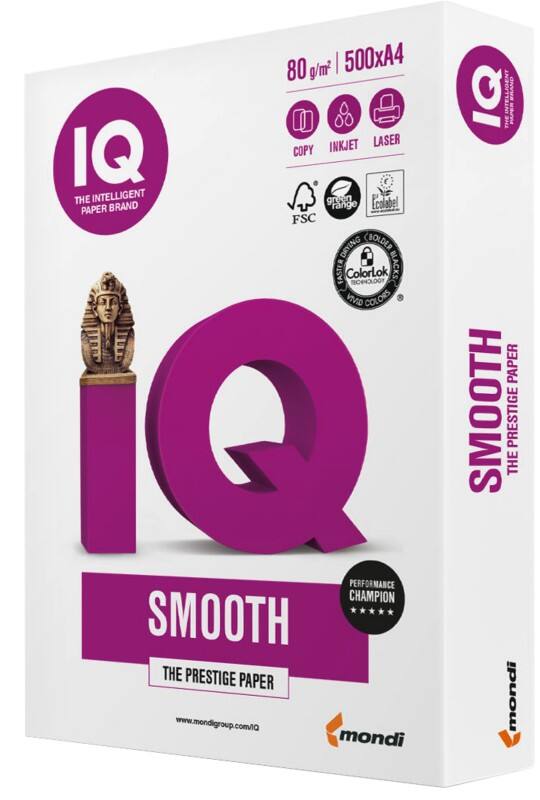 IQ Selection A4 Printer Paper 80 gsm Smooth White 500 Sheets