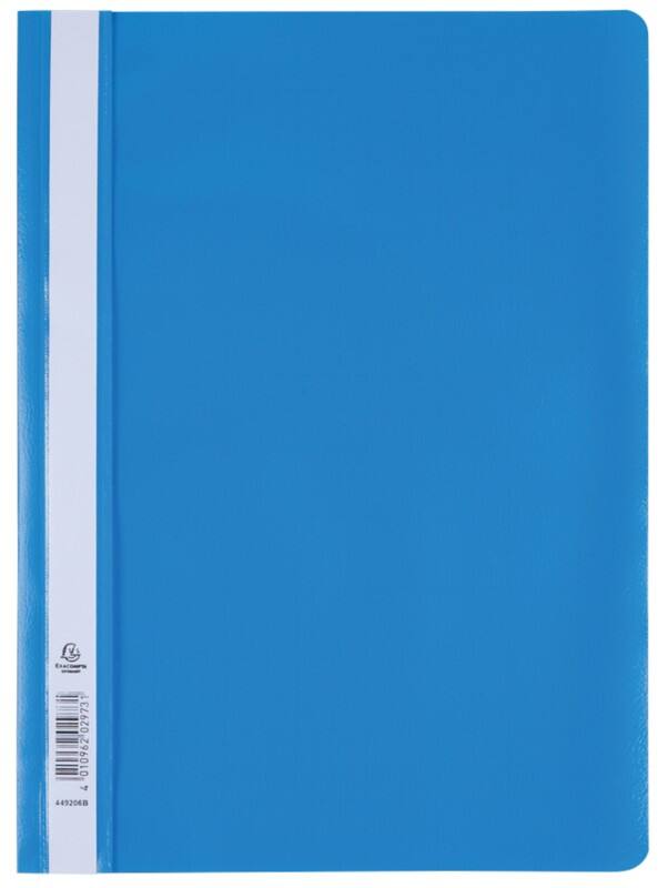 Exacompta Report File 449206B A4 Blue Polypropylene Pack of 25