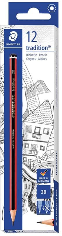 STAEDTLER Pencil Tradition 2B Pack of 12