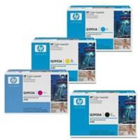 HP 643A Original Toner Cartridge Black & 3 Colours Pack of 4