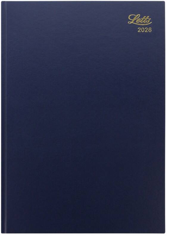 Letts Business Diary 2026 A4 Week to view English Blue 20-T31ZBL