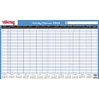 Viking Holiday Planner 2023 Landscape Blue English 74.8 x 48.3 cm
