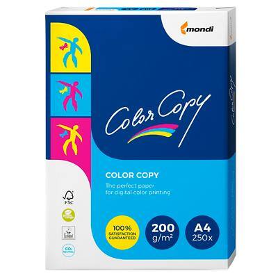 Color Copy A4 Printer Paper 200 gsm Smooth White 250 Sheets