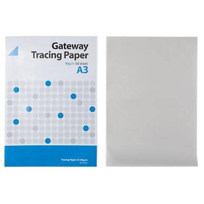 Gateway Tracing Paper A3 90 gsm 50 Sheets