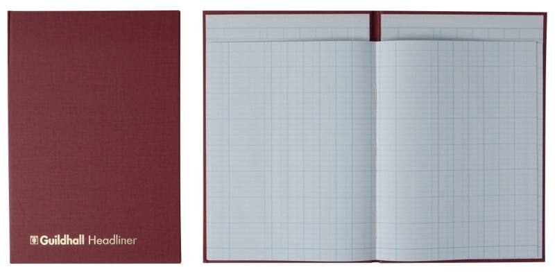 Guildhall Cash Analysis Book 38/6Z 6 Cash Columns 80 Pages 40 Sheets