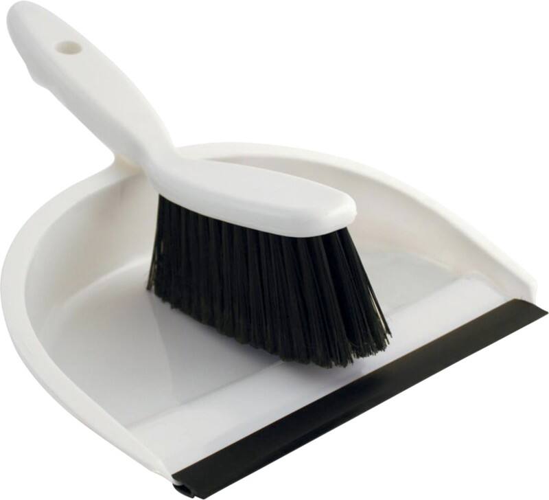 Bentley Dustpan and Brush Set P8008 24 x 30 x 7cm Black, White