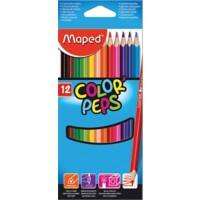 Maped Color Peps Colouring Pencils 183212 Assorted Pack of 12